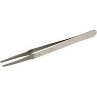 Tweezers - Flat Round Tips, Straight - 4.75" (120 mm) Cantin et fils