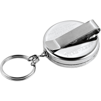 The Original Key Reel, Chrome, 24" Cable, Belt Clip Attachment Cantin et fils