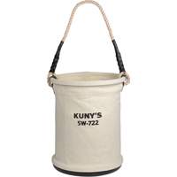 Heavy-Duty Buckets, 11" L x 11" W x 16" H, Canvas, Beige Cantin et fils