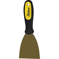 Grattoirs muraux rigides, Lame Laiton, Largeur 3", Manche Plastique Cantin et fils
