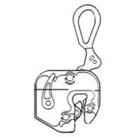 GXL Plate Clamp, 4000 lbs. (2 tons), 1/16" - 7/8" Jaw Opening Cantin et fils