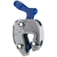GX Plate Clamp with Chain Connector, 1000 lbs. (0.5 tons), 1/16" - 5/16" Jaw Opening Cantin et fils
