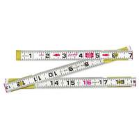 Red End&reg; Rule, 2 m L, Wood, 1 mm Graduations Cantin et fils
