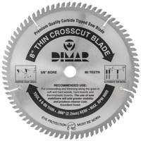Industrial Saw Blade - Crosscut Thin Kerf, 8", 80 Teeth, Wood Use Cantin et fils