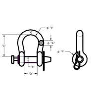 Straight Long Body Clevis Pin Cantin et fils