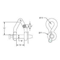 Campbell&reg; Short Body Twisted Clevis Cantin et fils