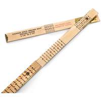 Red End&reg; Oversized Brick Mason Rule, 6' L, Wood, 1/16" Graduations Cantin et fils