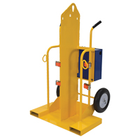 Welding Cylinder Torch Cart, Pneumatic Wheels, 24" W x 19-1/2" L Base, 500 lbs. Cantin et fils