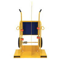 Welding Cylinder Torch Cart, Pneumatic Wheels, 24" W x 19-1/2" L Base, 500 lbs. Cantin et fils