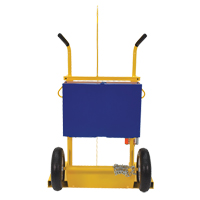 Welding Cylinder Torch Cart, Pneumatic Wheels, 24" W x 19-1/2" L Base, 500 lbs. Cantin et fils