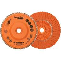 Disque &agrave; lamelles Enduro-Flex Turbo, 4-1/2" x 5/8"-11, Type 27S, Grain 80, C&eacute;ramique Cantin et fils