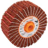 Tambours turbo Two-In-One, 4-1/2" dia. x 2" la, 5/8"-11 Arbre, Grain 60 Cantin et fils