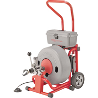 Machine &agrave; tambour no K-6200 avec c&acirc;ble no C-24-IW, &eacute;lectrique, 5/8" x 100' Cantin et fils