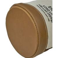 Leather-Bottom Bucket, 17" H, Canvas, White Cantin et fils