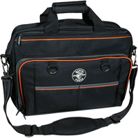Tradesman Pro Tech Bag with Laptop Pocket, Polyester, 22 Pockets, Black/Orange Cantin et fils