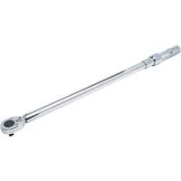 Ratcheting Head Micrometer Torque Wrench, Click, 1/2" Square Drive, 50 - 250 lbf. Ft Cantin et fils