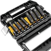 Ready Socket Set, 10 Pcs, Impact, 1/2" Drive Size Cantin et fils