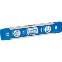 True Blue&reg; Torpedo Level, 9" L, Aluminum, 3 Vials, Magnetic Cantin et fils