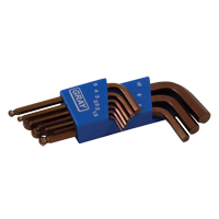 Short Ball End Hex Key Set, 9 Pcs., Metric Cantin et fils