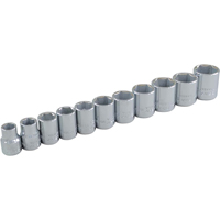 Jeu de douilles, 11 Mcx, Prise de 3/8" Cantin et fils