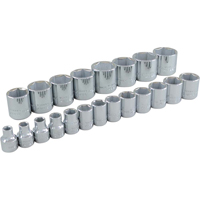 Jeu de douilles, 21 Mcx, Prise de 3/8" Cantin et fils