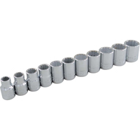 Jeu de douilles, 11 Mcx, Prise de 3/8" Cantin et fils