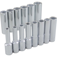 Jeu de douilles, 14 Mcx, Prise de 3/8", Profond Cantin et fils