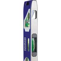 250 Series Heavy-Duty Torpedo Level, 9" L, Aluminum, 4 Vials, Magnetic Cantin et fils
