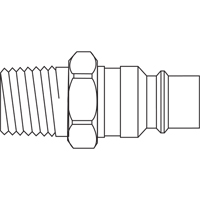 Ultraflo Interchange Plugs, 1/4" Cantin et fils