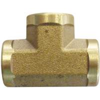 Raccord en T femelle, Laiton, 3/8" Cantin et fils
