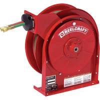 Spring Retractable Welding Hose Reel, Welding Gases, 1/4" x 25', Dual Hose, 200 psi Cantin et fils
