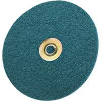 Disque de conditionnement de surface Scotch-Brite, 4-1/2" dia., Grain Moyen, Oxyde d'aluminium Cantin et fils