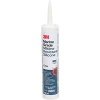 Marine Grade Silicone Sealant, 296 ml, Cartridge, Clear Cantin et fils