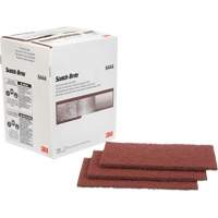 Tampon manuel tr&egrave;s robuste Scotch-Brite, Oxyde d'aluminium, 9" x 6", Grain Fin Cantin et fils