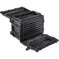 Armoire &agrave; outils mobile Gen 2, 24" la, 6 tiroirs, Noir Cantin et fils