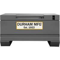 Jobsite Storage Box, 32" x 19" x 17-13/16", Steel, Grey Cantin et fils