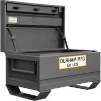 Jobsite Storage Box, 32" x 19" x 17-13/16", Steel, Grey Cantin et fils