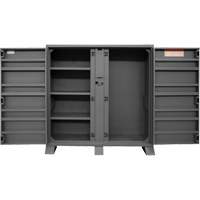 Jobsite Storage Shelving Cabinet, Steel, 47.5 Cubic Feet, Grey Cantin et fils