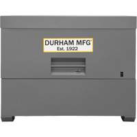 Piano Style Jobsite Storage Box, 60-1/2" W x 34-3/4" D x 49-3/8" H, Grey Cantin et fils