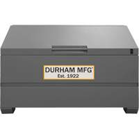 Jobsite Sloped Lid Storage Box, 60" x 30" x 39-3/8", Steel, Grey Cantin et fils