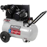 Air Compressor, Electric, 20 Gal. (24 US Gal), 150 PSI, 120/1/240/1 V Cantin et fils
