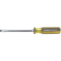100 PLUS&reg; Standard Slotted Tip Screwdriver, 5/16" Tip, Square, 11-1/8" L, Plastic Handle Cantin et fils