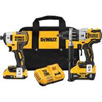 Max XR&reg; Hammer Drill/Driver & Impact Driver Kit, Lithium-Ion, 20 V Cantin et fils