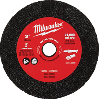 Metal Cut Off Wheel, 3" x 0.04", 3/8" Arbor Cantin et fils