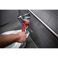 Smooth Jaw Pipe Wrench, 2-5/8" Jaw Capacity, 12" Long, Powder Coated Finish, Ergonomic Handle Cantin et fils