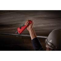 Cheater Adaptable Pipe Wrench, 2-1/2" Jaw Capacity, 18"/24"/10" Long, Powder Coated Finish, Ergonomic Handle Cantin et fils