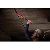 Cheater Adaptable Pipe Wrench, 2-1/2" Jaw Capacity, 18"/24"/10" Long, Powder Coated Finish, Ergonomic Handle Cantin et fils