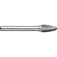 DRILLCO Magnum Double Cut Solid Carbide Burr, SG-1, 1/4" Dia., 1/4" Shank, 5/8" Depth of Cut Cantin et fils
