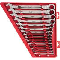 Ratcheting Wrench Set, Combination, 15 Pieces, Imperial Cantin et fils