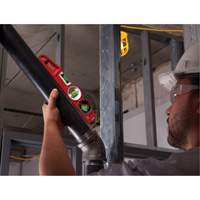 Die Cast Torpedo Level with 360 Degree Locking Vial, 10" L, Aluminum, 3 Vials, Magnetic Cantin et fils
